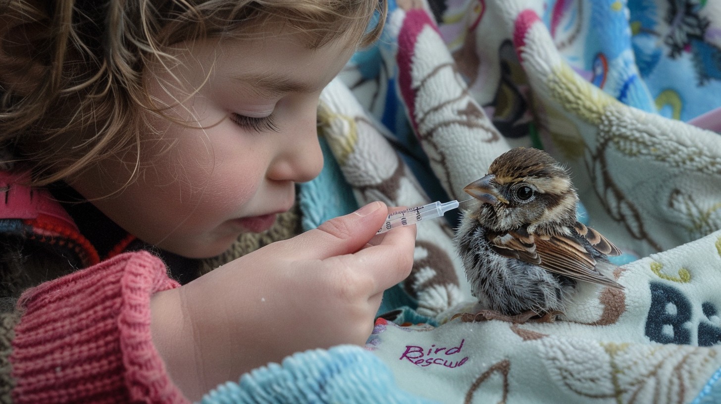 Free Caring for Bird Image - Girl, Bird, Caring | Download at StockCake