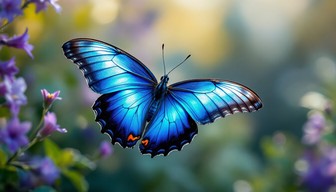 Free Majestic Blue Butterfly Image - Butterfly, Morpho, Blue | Download ...