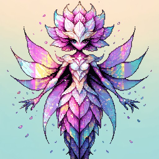 Download Iridescent Flower Sprite Digital Art for Free | StockCake