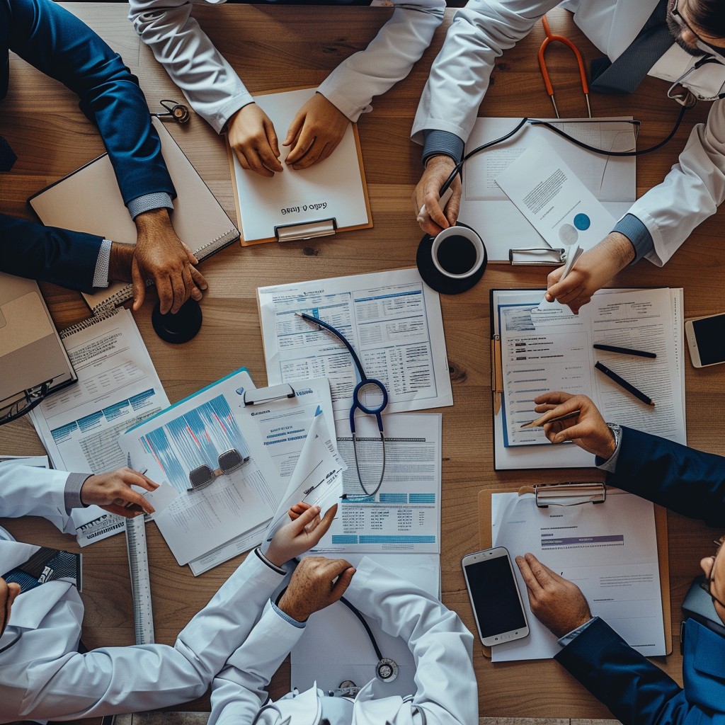 Free Busy Meeting Table Image - Meeting, Documents, Business | Download ...