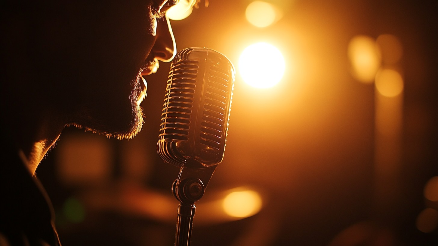 Singer Microphhone Free Singer Microphone Spotlight Image - Singing, Performance ...