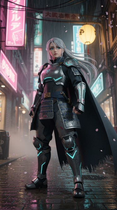 Free Cyberpunk Samurai Warrior Image - Warrior, Woman, Anime | Download ...