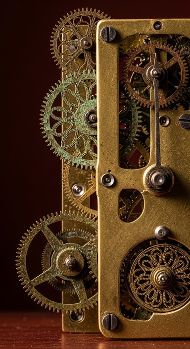 Free Antique Clockwork Mechanism Image - Clockwork, Brass, Gears ...