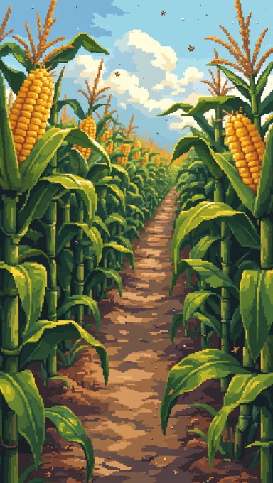 Free Golden Corn Corridor Image - Agriculture, Corridor, Corn ...