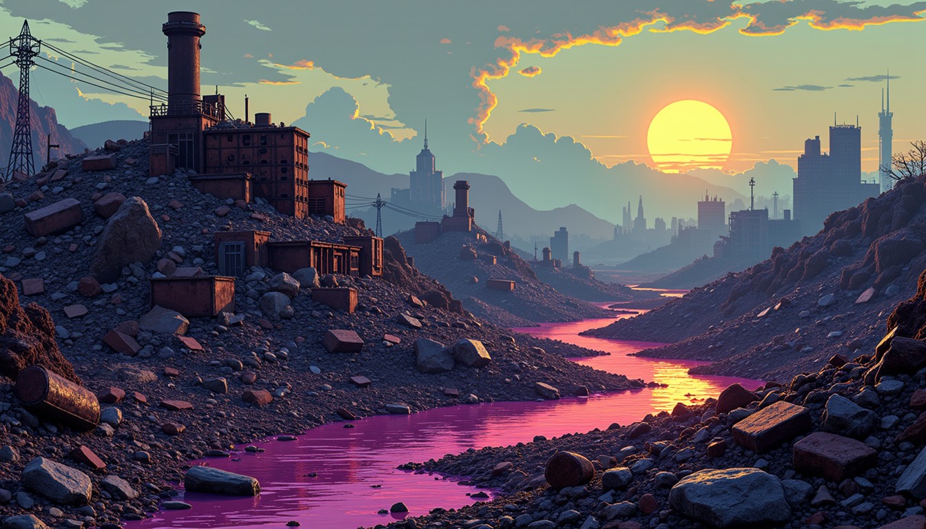 Free Toxic Pixel Wasteland Image - Pixelart, Dystopian, Wasteland ...