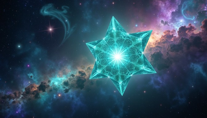 Free Luminous Geometric Star Image | Download at StockCake