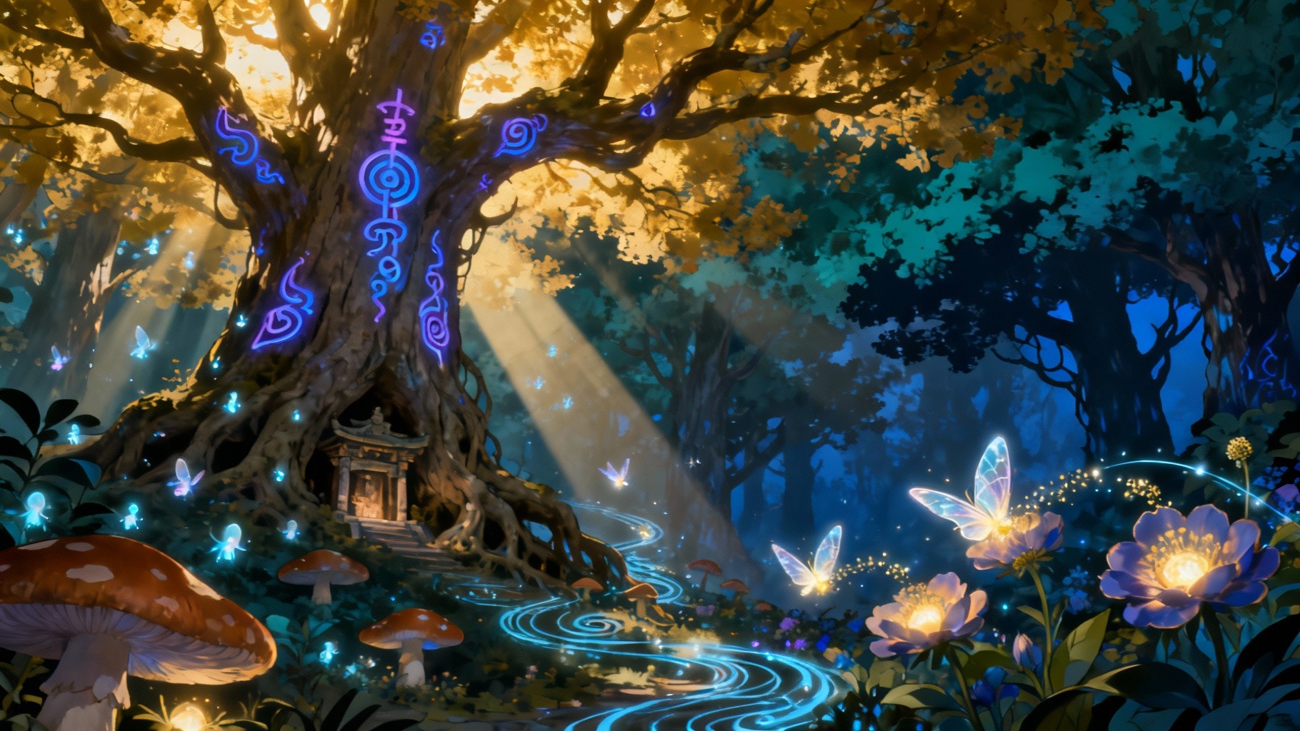 Free Enchanted Forest Magic Photo - Anime, Forest, Magical | Download ...