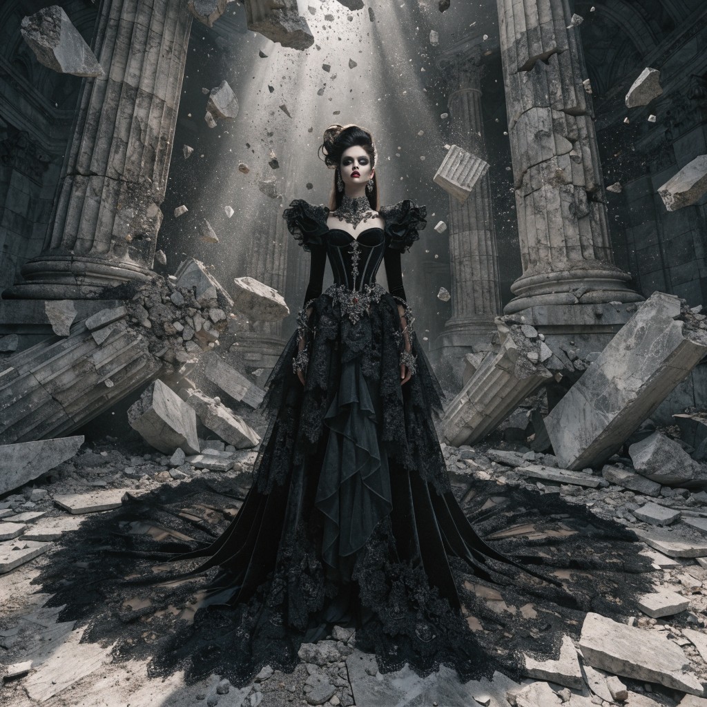 Free Elegant Apocalyptic Fashion Image - Gothic, Fashion, Ruins ...