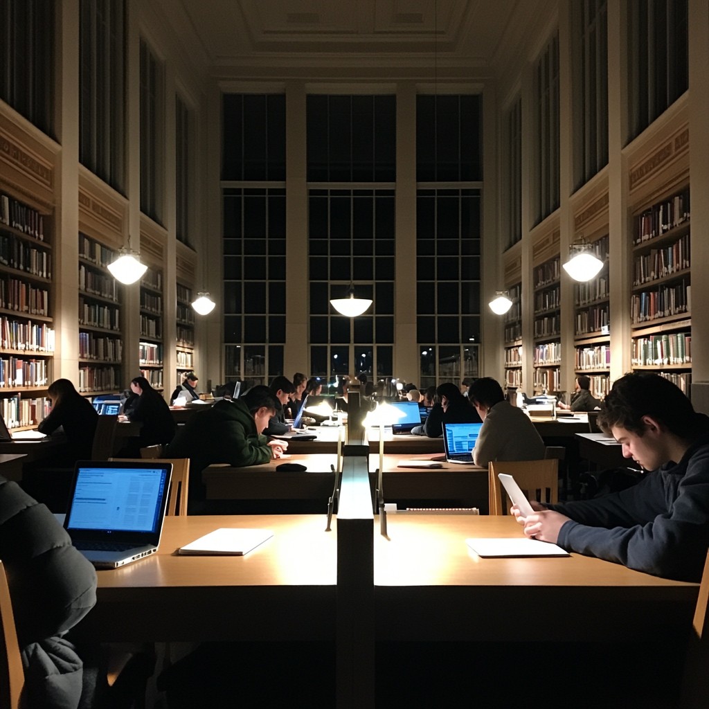 Free Library Study Session Image - Library, Students, Studying ...