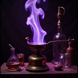 Free Alchemist's Purple Flame Image - Alchemy, Purple, Flame | Download ...