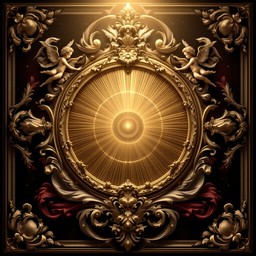 Free Radiant Baroque Glory Image - Baroque, Medallion, Golden ...