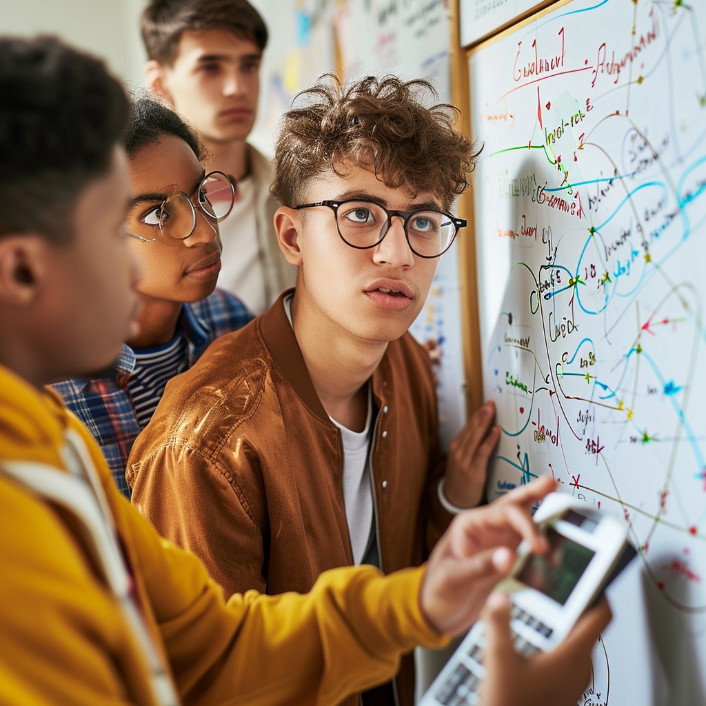 Free Students Solving Problems Image - Students, Whiteboard ...
