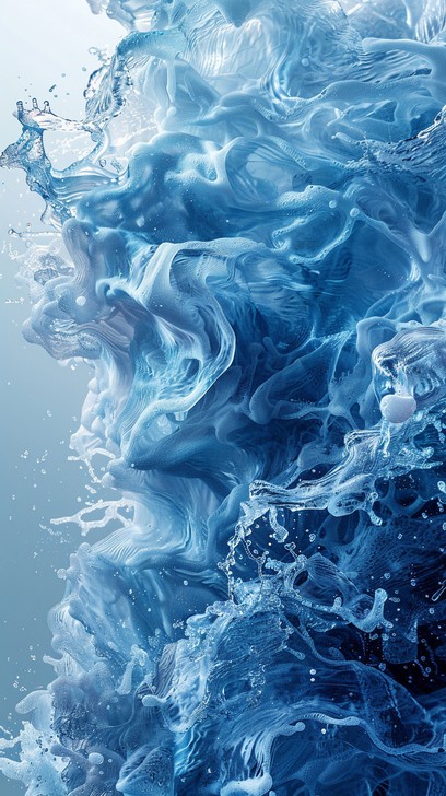 Dynamic Se Water Free Dynamic Water Art Photo - Water, Art, Faces | Download at StockCake