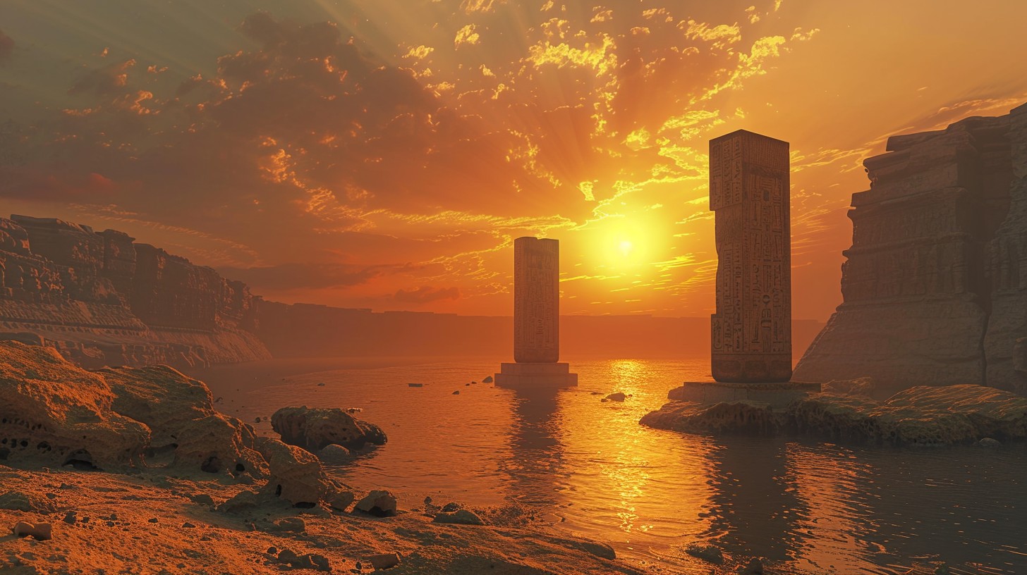 Free Sunset Ancient Ruins Image - Sunset, Ruins, Ancient | Download at ...