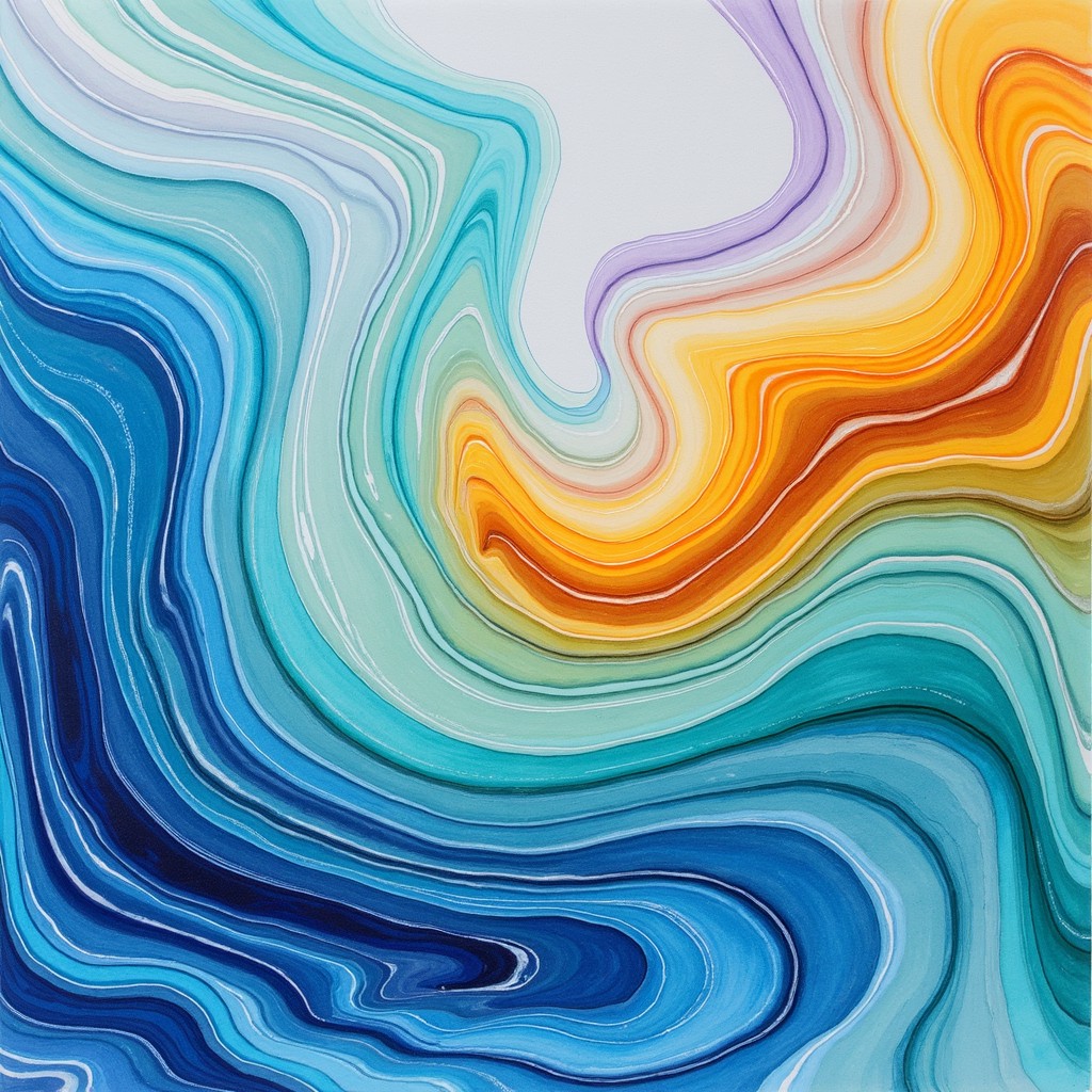 Free Liquid Color Waves Image - Fluid, Waves, Cerulean | Download at ...