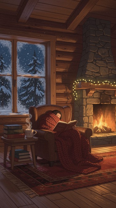 Fireside Rocking Chair Reading Free Fireside Reading Retreat Image - Cozy, Cabin, Reading | Download ...