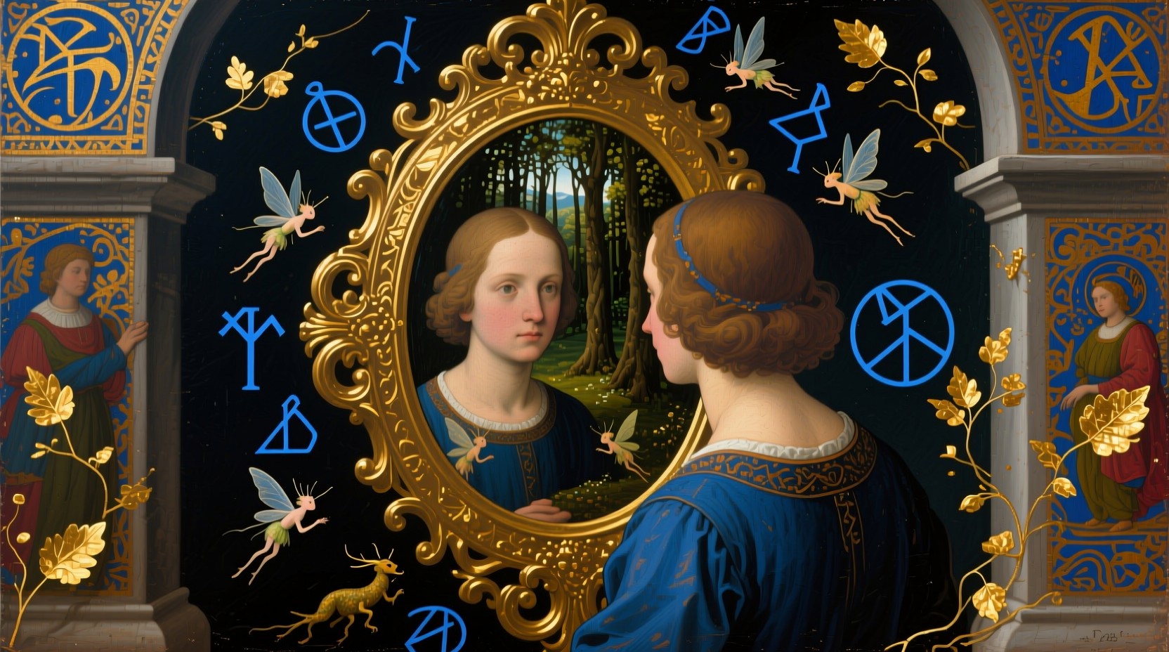 Free Mystical Mirror Reflection Image - Renaissance, Mirror, Reflection ...