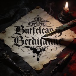Free Gothic Calligraphy Art Image - Calligraphy, Gothic, Medieval ...