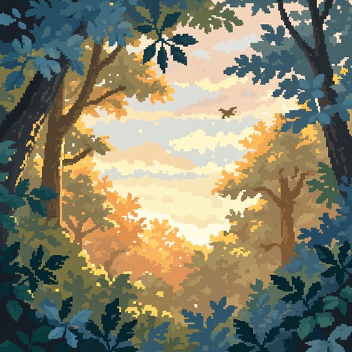 Free Forest Light Beams Image - Forest, Pixelart, Nature | Download at ...