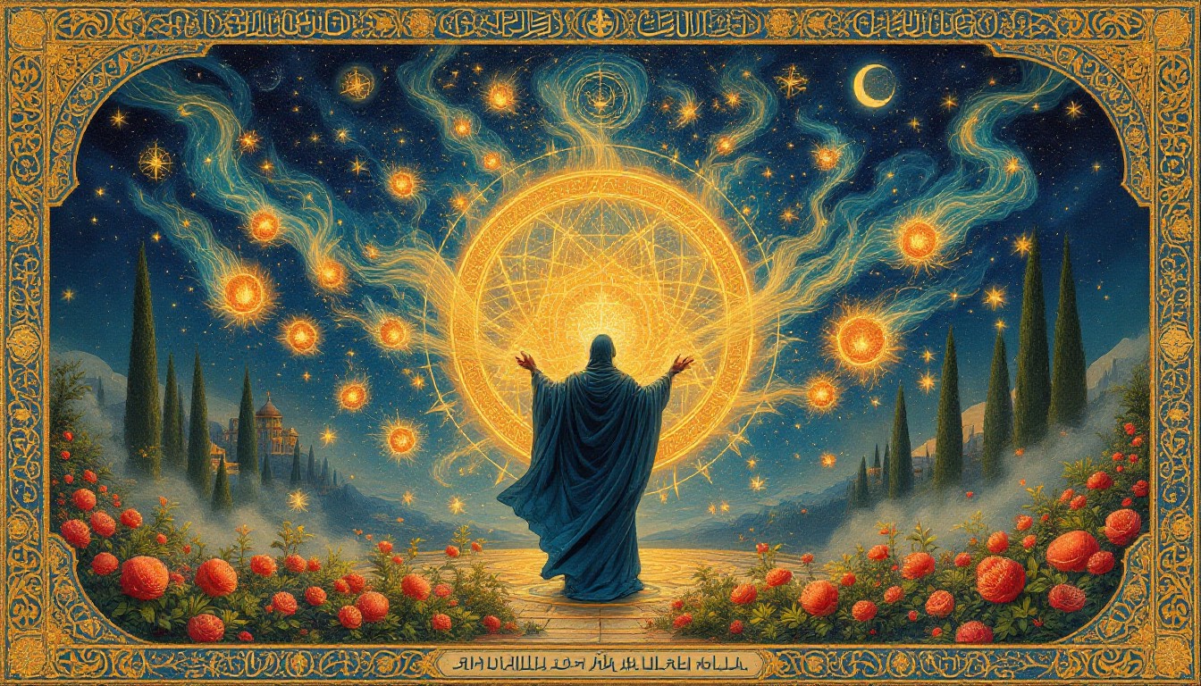 Free Mystical Sorcerer Summoning Image - Sorcerer, Wizard, Spirits ...