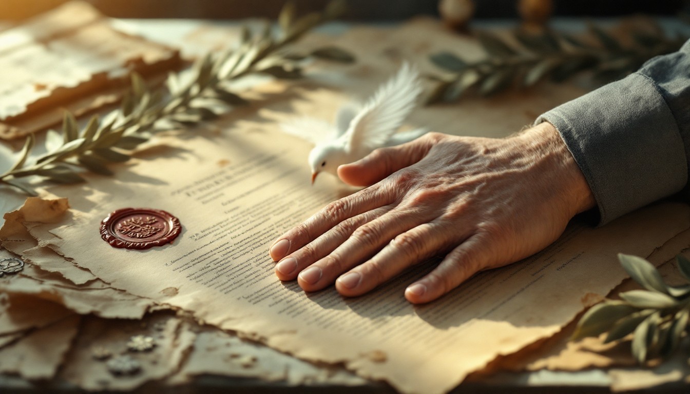 Sample Peace Contract Download Historic Peace Agreement Image - Handshake, Peace, Treaty ...