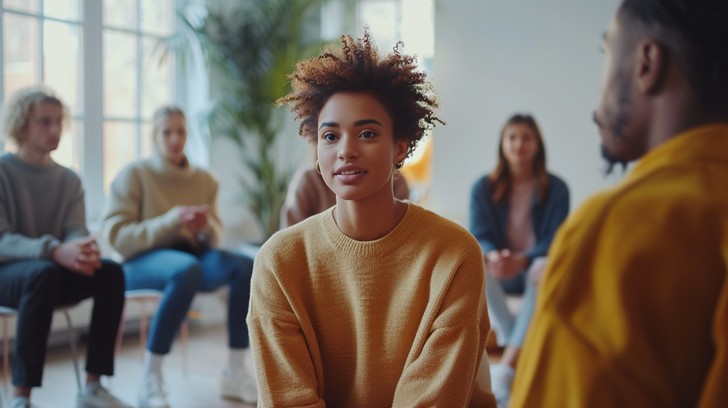 Free Group Discussion Session Image - Discussion, Group, Woman ...