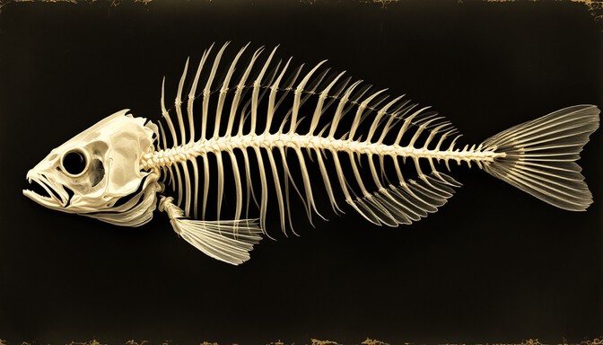 Free Victorian Fish Skeleton Image - Skeleton, Fish, Bones | Download ...