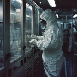 Laboratory Guard Free Lab Safety Gear Image - Scientist, Laboratory, Protective Suit ...