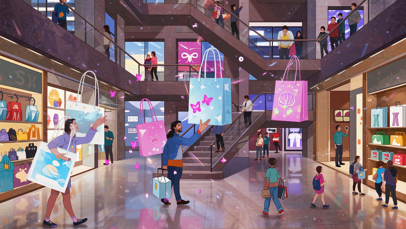 Free Vibrant mall interior Image - Mall, Shopping, Retail | Download at ...