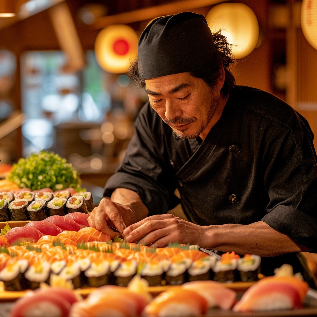Free Sushi Chef Working Image - Sushi, Chef, Cooking | Download at ...