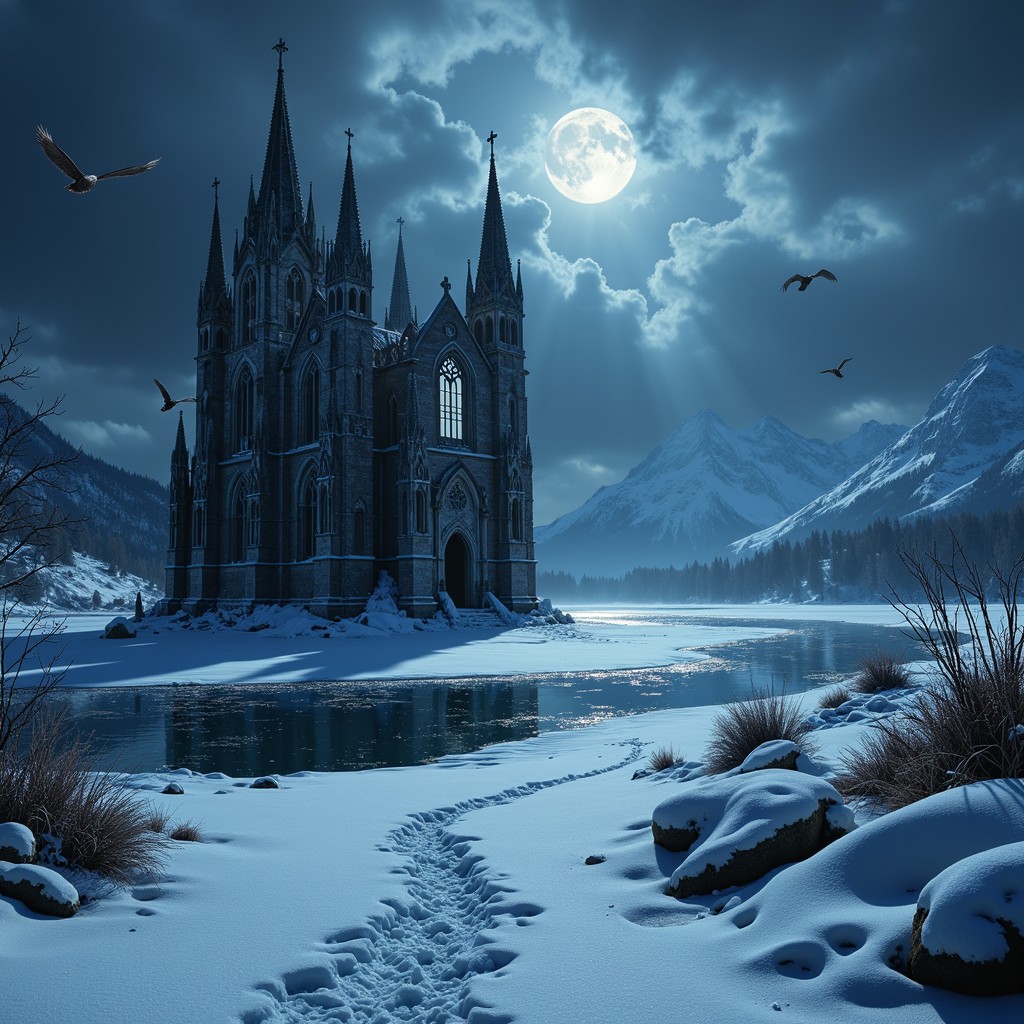 Gothic Cold Free Frozen Gothic Cathedral Image - Gothic, Cathedral, Winter ...