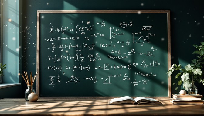 Math And Light Free Mathematics in Light Image - Mathematics, Chalkboard, Equations ...