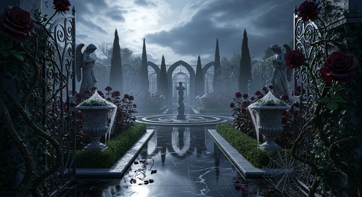 Haunted Gate Roses Free Haunted Victorian Gates Image - Gothic, Garden, Gates | Download ...
