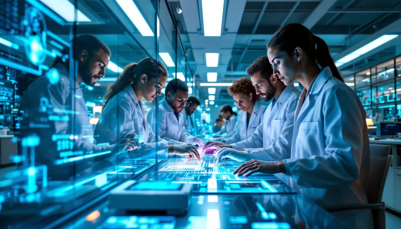 Free Innovation Team Collaboration Image - Laboratory, Scientists ...