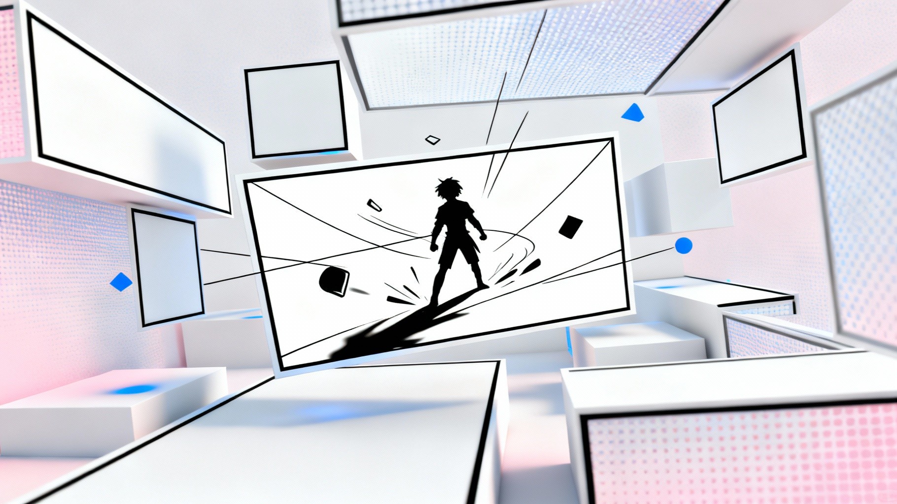 Dimension Break Icon Free Manga Dimension Break Photo - 3d, Manga, Silhouette | Download at ...