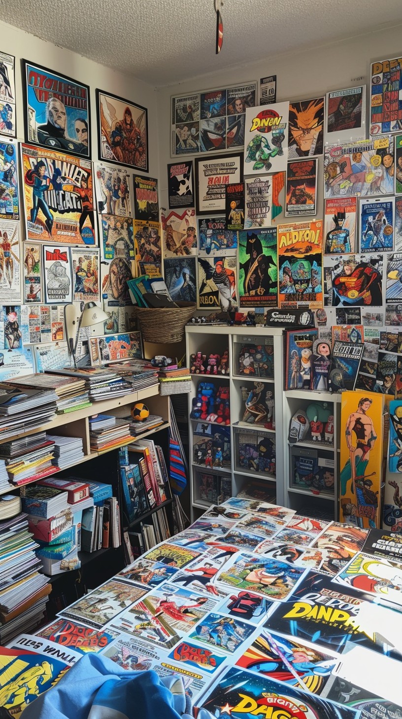 Comic Book Array Free Comics Collector's Heaven Image | Download at StockCake