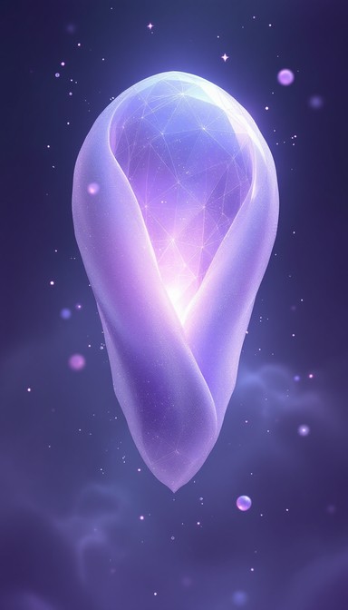 Free Luminous Crystal Cocoon Image - Crystal, Purple, Magical ...