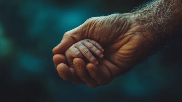 Generational Continuity Free Generational hand grasp Image - Generations, Elderly, Child ...