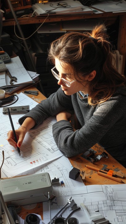 Free Engineer drafting plans Image - Engineer, Drafting, Blueprint ...
