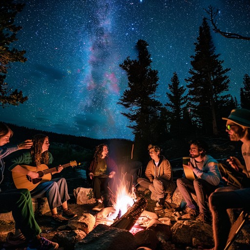 Free Starry Campfire Night Image | Download at StockCake