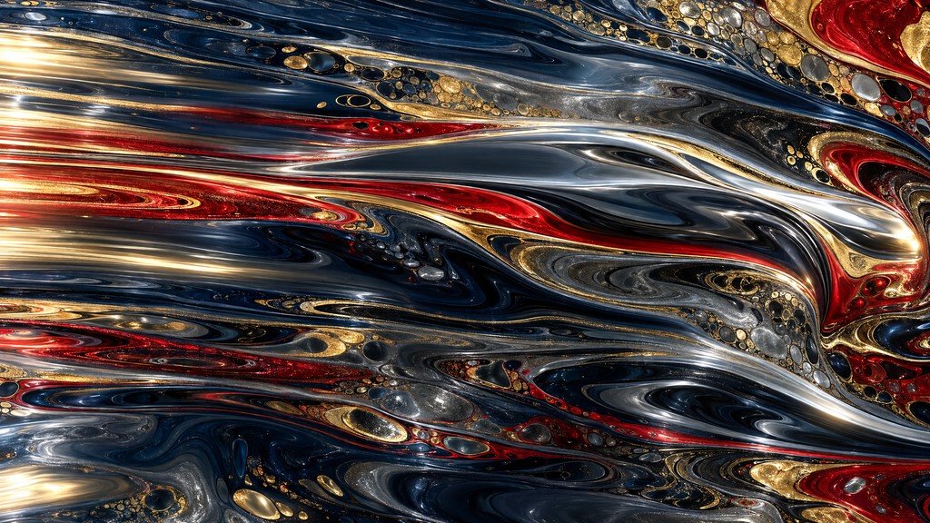 Download Liquid Metal Flow Image - Abstract, Fluid, Acrylic | StockCake