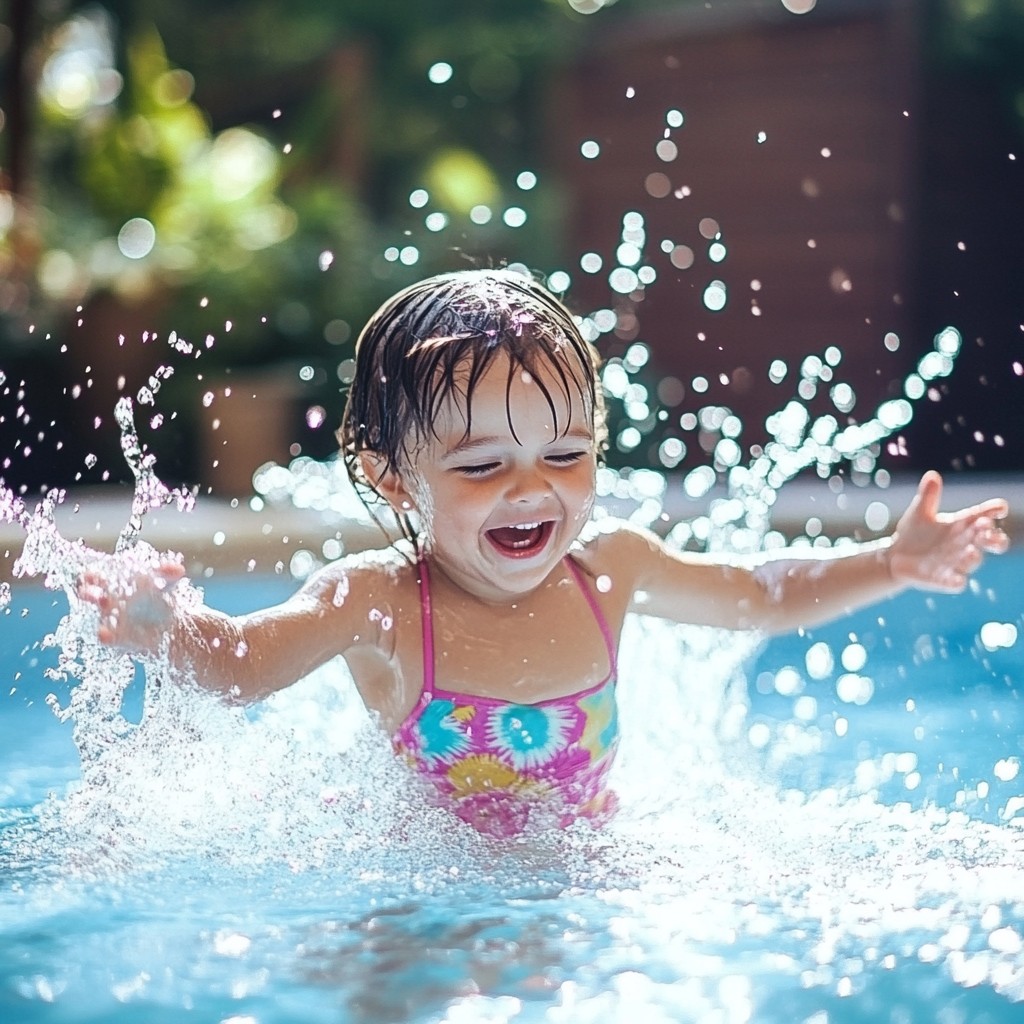 Free Joyful pool splashing Image - Child, Splashing, Swimming ...