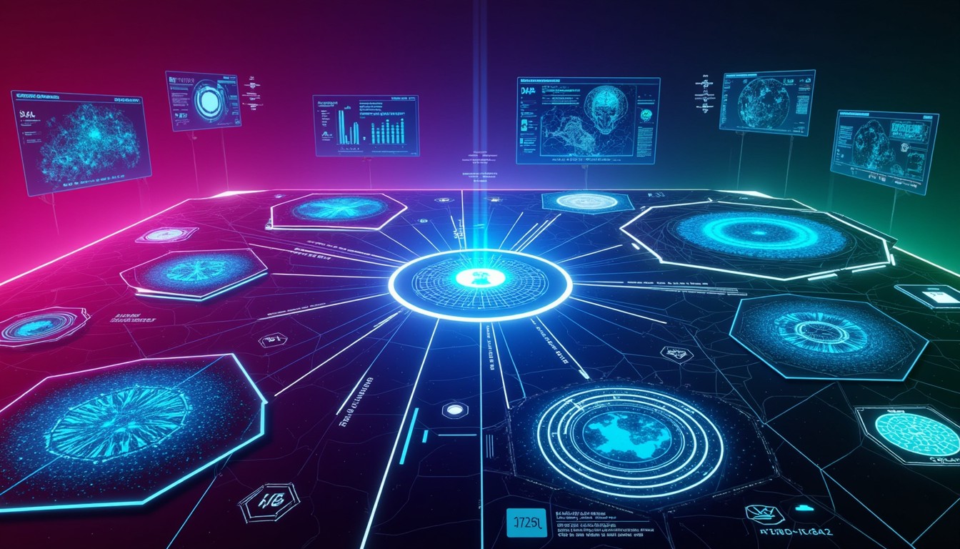 Free Neon Command Network Image - Cyberpunk, Holographic, Futuristic ...