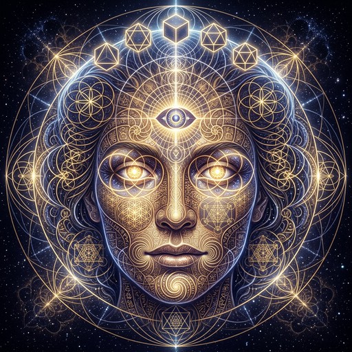 Free Sacred Geometric Portrait Image - Sacred, Geometry, Mandala ...