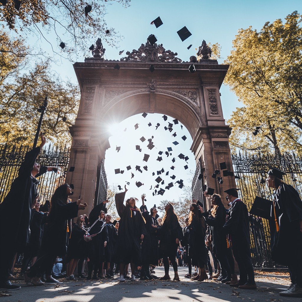 Free Graduation Celebration Outdoors Image - Graduation, Celebration ...