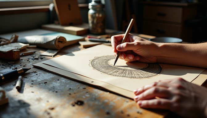 Free Artistic creation unfolding Image - Artistic, Drawing, Sketch ...