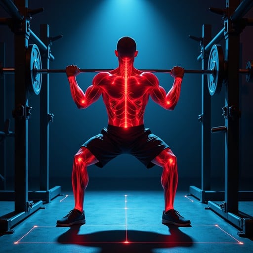 Free Muscle Activation Visualized Image - Squat, Fitness, Anatomy ...