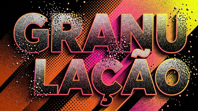 Free Granular Typography Art Image - Typography, Granulation, Particles ...