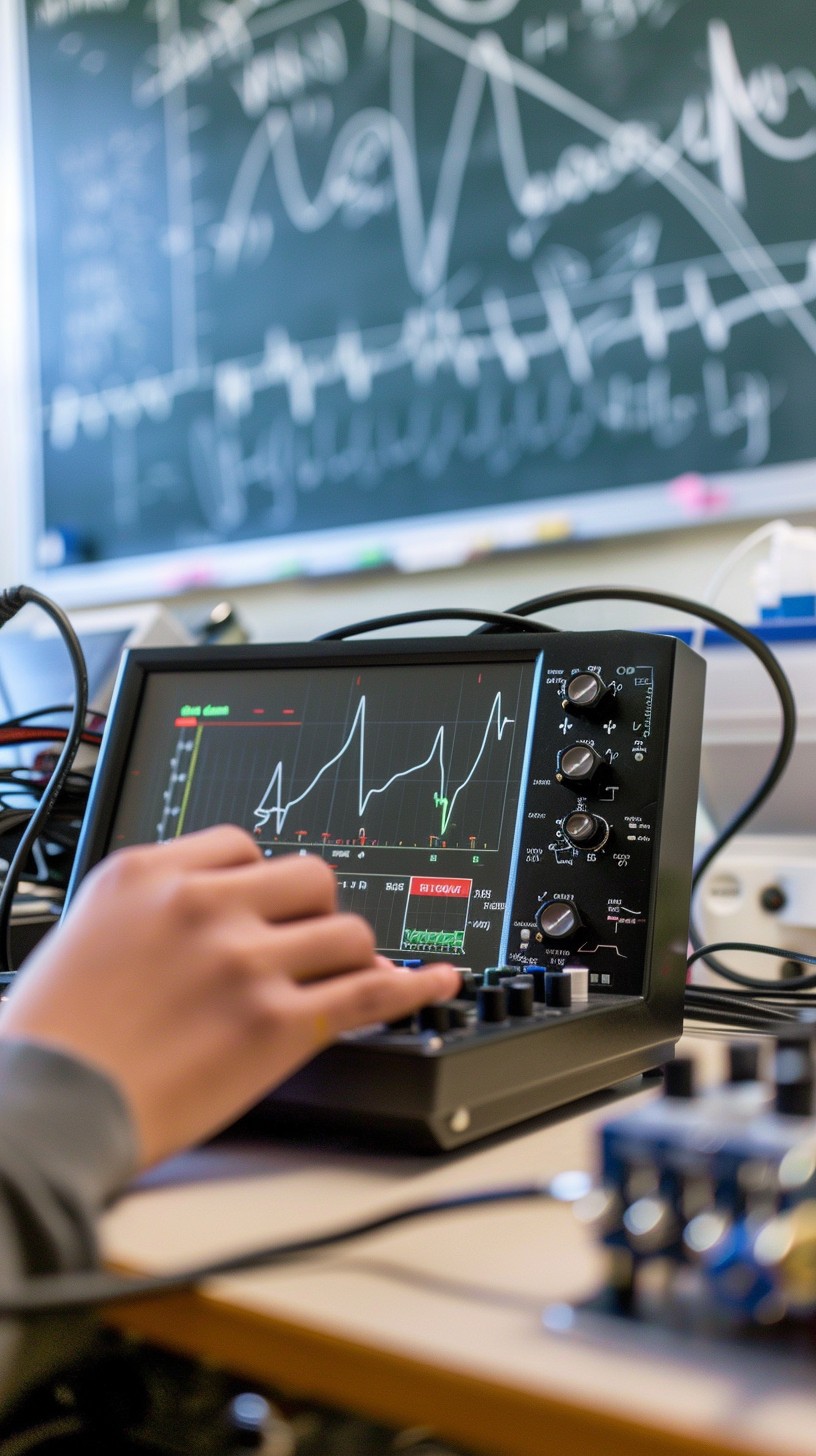 Free Electronic Measurement Setup Image - Oscilloscope, Laboratory ...