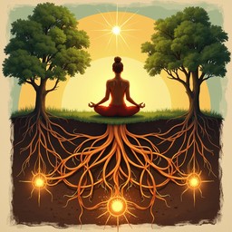 Free Rooted In Light Image - Meditation, Roots, Silhouette | Download ...